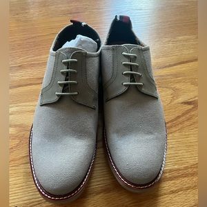 New Ben Sherman Canvas Derby-Style Shoes  Men's Size US 8 Beige Round Toe